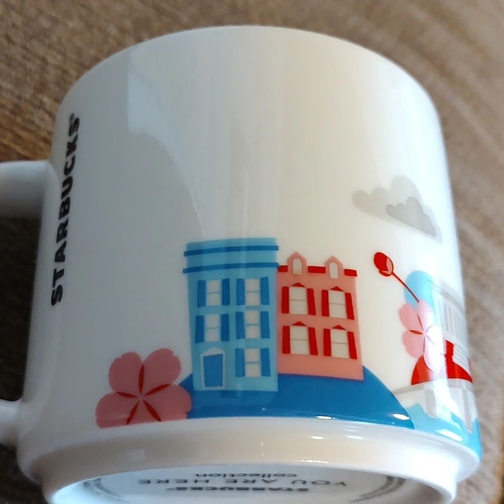 Starbucks Washington DC You are Here Coffee Mug Red Blue White House 14 oz Cup - Picture 3 of 4